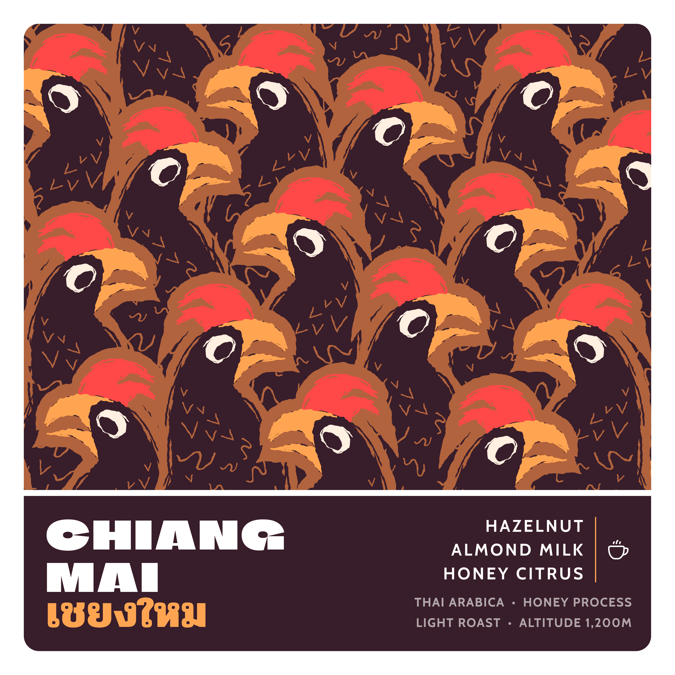 Chiang Mai Temple Coffee Bag
